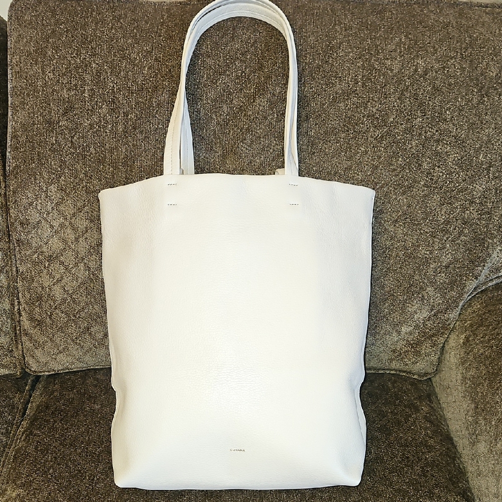 Cuyana Tall Easy Tote - Ecru